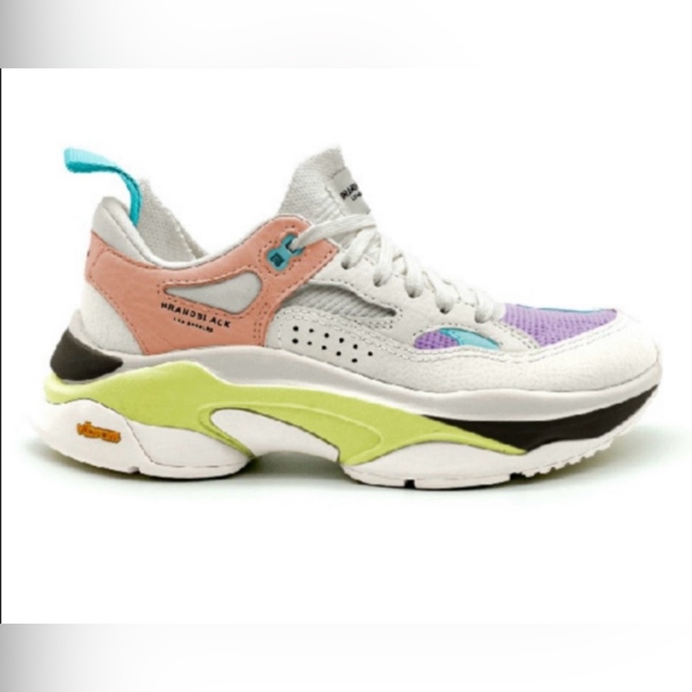 Brandblack Saga Nectarine Sneakers - Sz 10 women’s 
Turquoise/Orchid/Lime